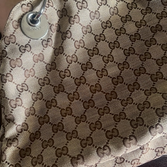 Gucci small tote-project bag. Hardware in good condition. Authentic. - Picture 4 of 12